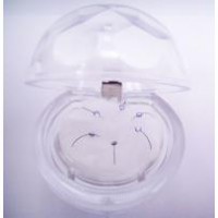 Luxusné Swarovski 3D mihalnice-hrúbka 0,15 mm ( natočenie B) -6 ks s obojstranným strieborným kamienkom